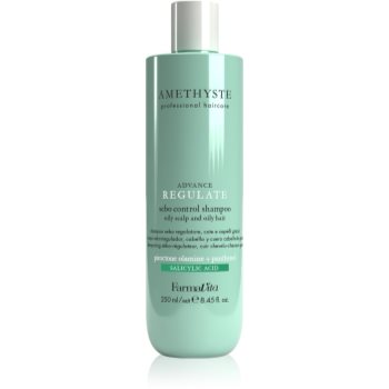 FarmaVita Amethyste Advance Regulate sampon pentru curatare pentru un scalp seboreic - imagine 2